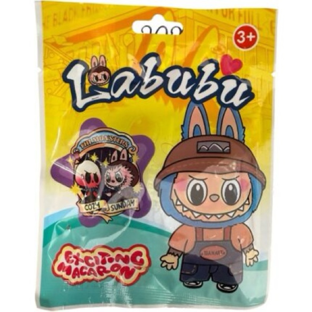 Set of 3 Blind Bag Lafufu “Labubu” Exciting Macaron Keychain/Cell Phone Charms